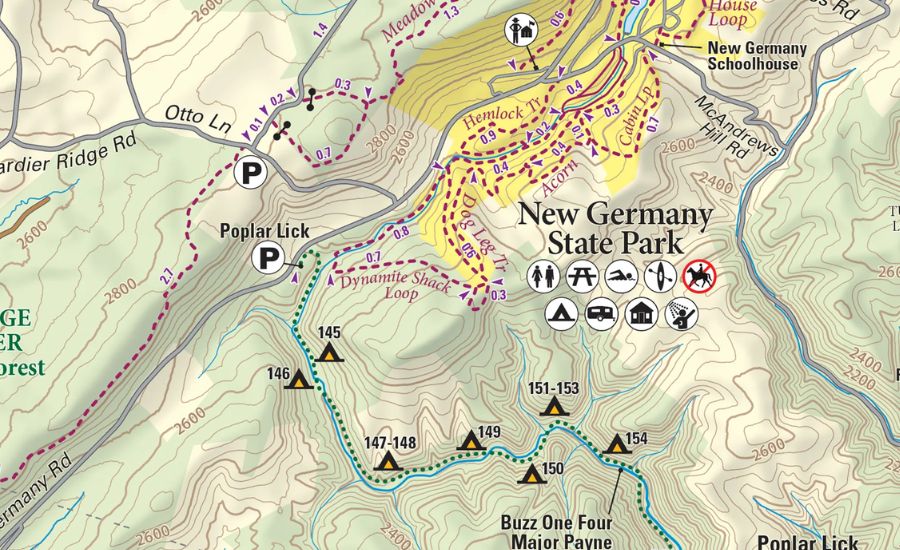 Savage Trails Ohv Trail Map